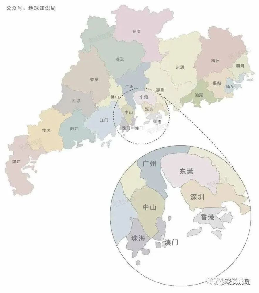 广东省毗邻省份及其交界概述